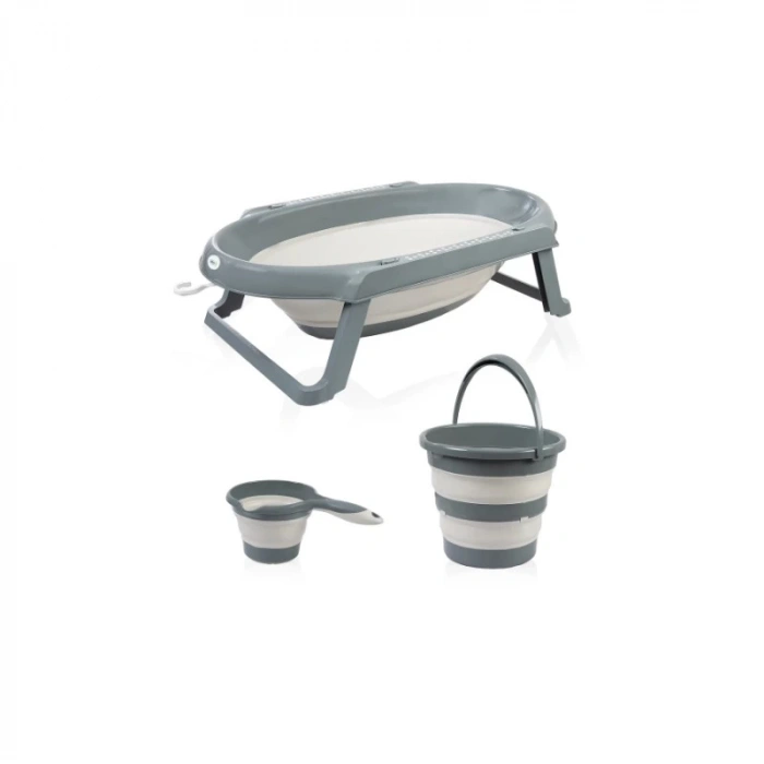 Çocuk Katlanır Banyo Küvet Seti 765 Antrasit