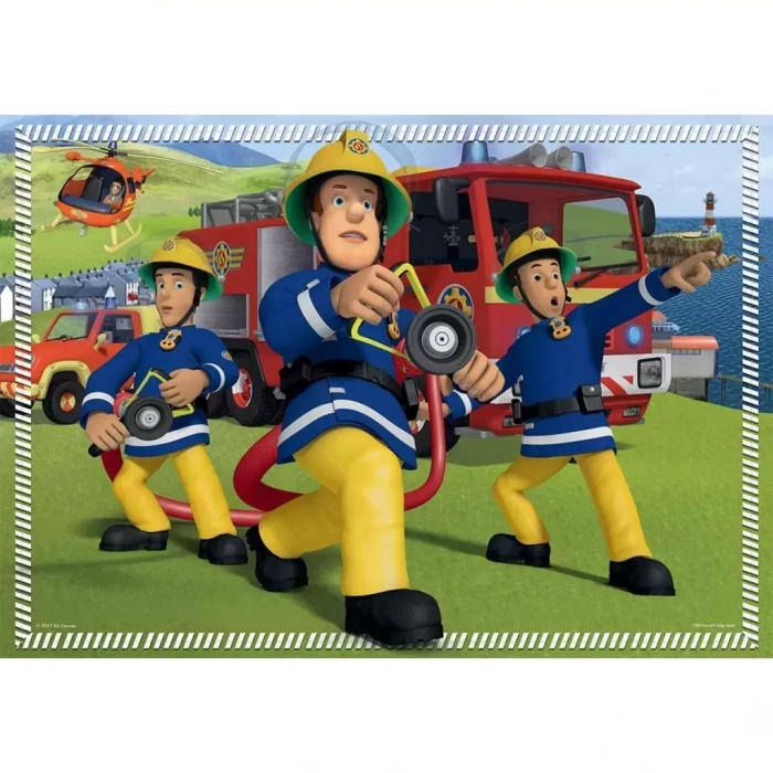 Çocuk KS Fireman Sam 100 Parça Puzzle