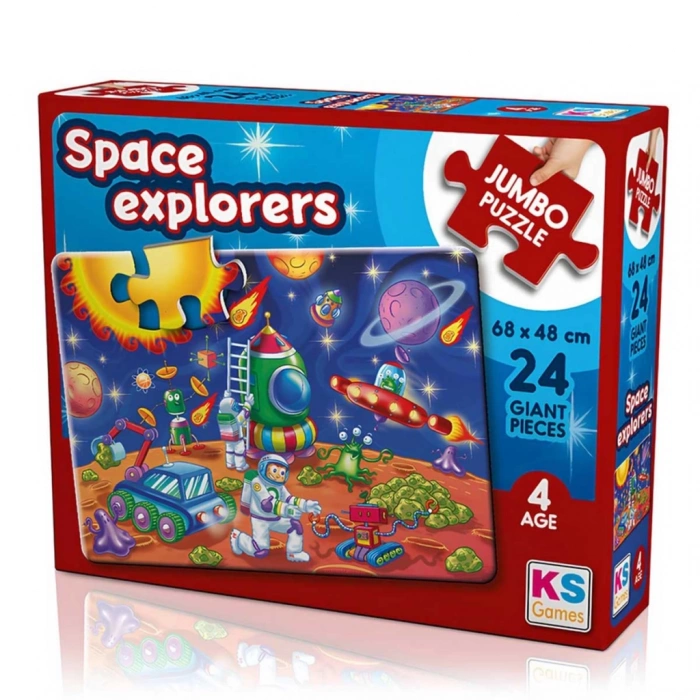 Çocuk KS Games Space Explorers 24 Parça Puzzle