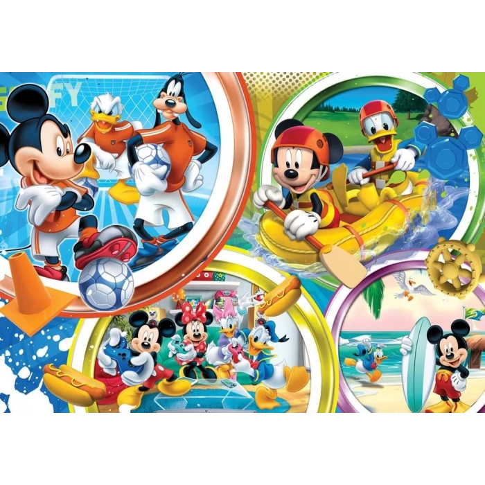 Çocuk KS Mickey Mouse Puzzle 200 Parça