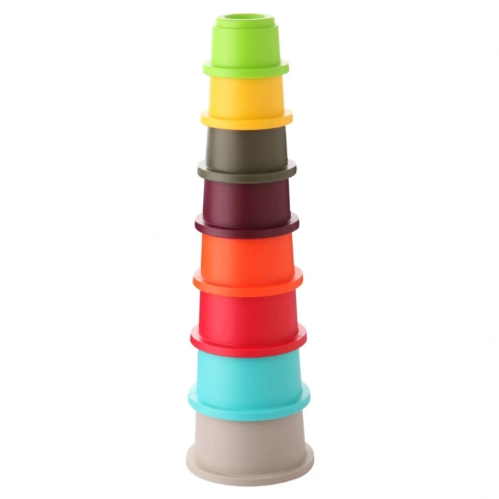 Çocuk LC Eğitici Yuvarlak Renkli Kaplar