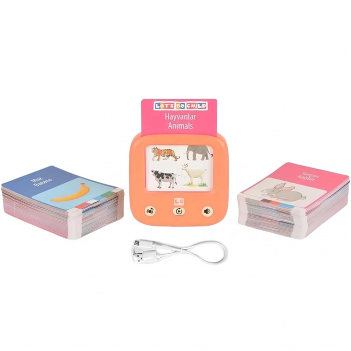 Çocuk LC Öğretici Türkçe İngilizce Konuşan Flash Kartlar 31050