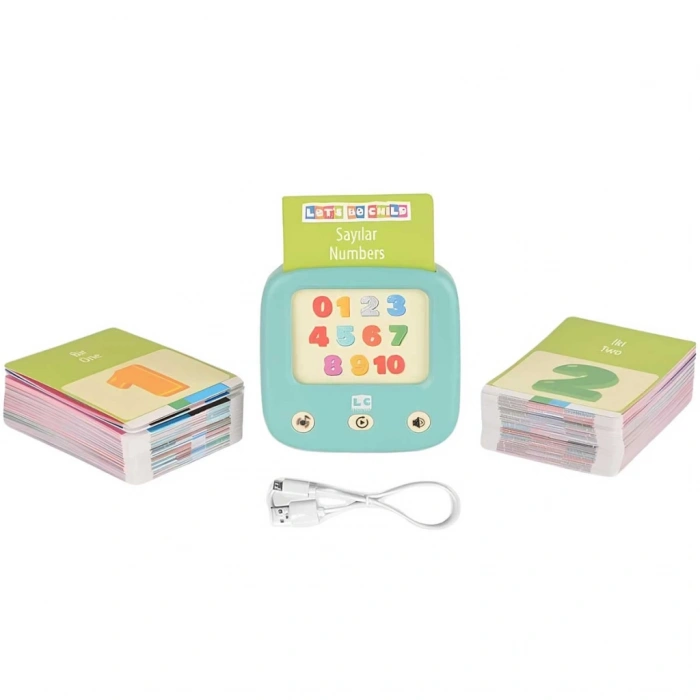 Çocuk LC Öğretici Türkçe İngilizce Konuşan Flash Kartlar 31050