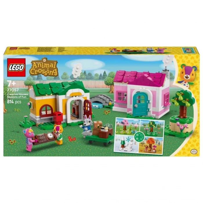 Eğitici Oyuncak LEGO Animal Crossing Yaratıcı Evler: Eğlenceli Mevsimler 77057