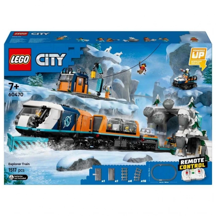 Eğitici Oyuncak LEGO City Kaşiflerin Kuzey Kutbu Ekspres Treni 60470