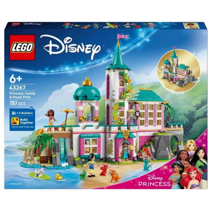 Eğitici Oyuncak LEGO Disney Prenses Şatosu ve Kraliyet Hayvanları 43267