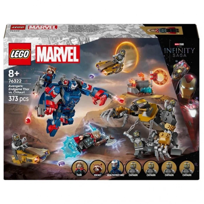 Eğitici Oyuncak LEGO Marvel Avengers: Endgame Thor, Chitauriye Karşı 76322