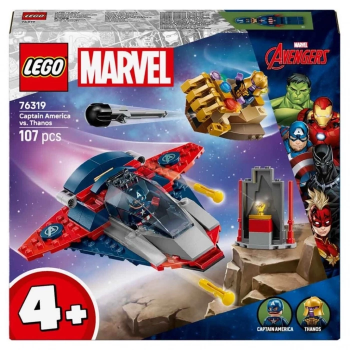 Eğitici Oyuncak LEGO Marvel Kaptan Amerika, Thanosa Karşı 76319