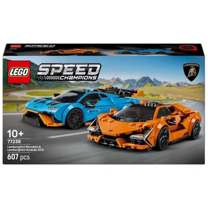 Eğitici Oyuncak LEGO Speed Champions Lamborghini Revuelto & Huracán STO 77238