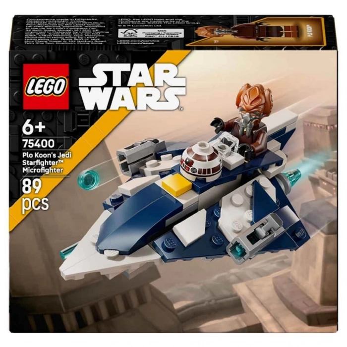 Eğitici Oyuncak LEGO Star Wars: Klon Savaşları Plo Koonun Jedi Starfighter Mikro Savaşçısı 75400