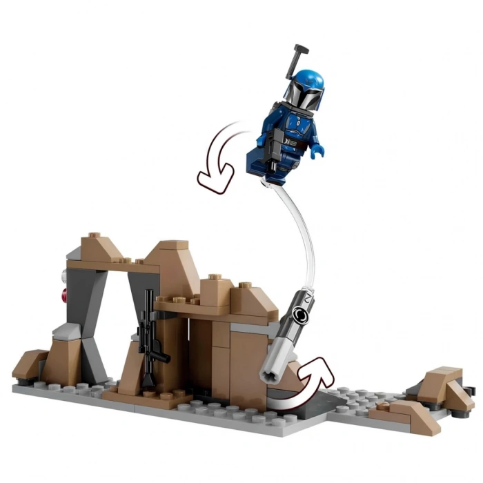 Eğitici Oyuncak LEGO Star Wars: The Mandalorian Mandalore Pususu Savaş Paketi 75373