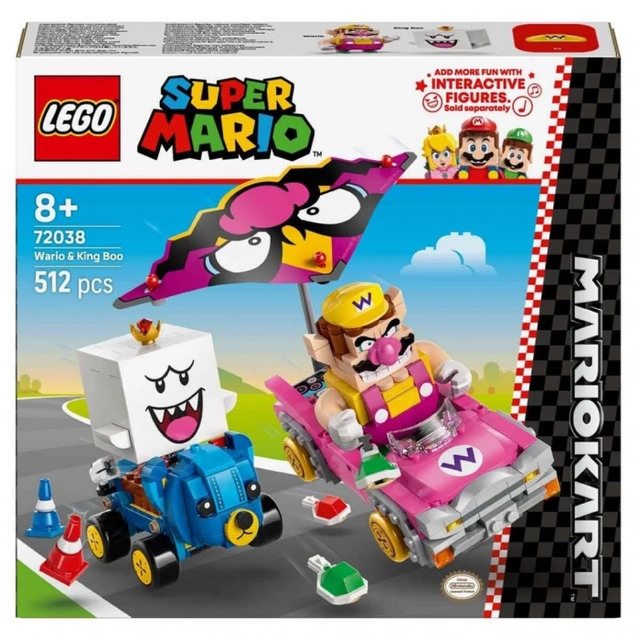 Eğitici Oyuncak LEGO Super Mario: Mario Kart – Wario ve King Boo 72038
