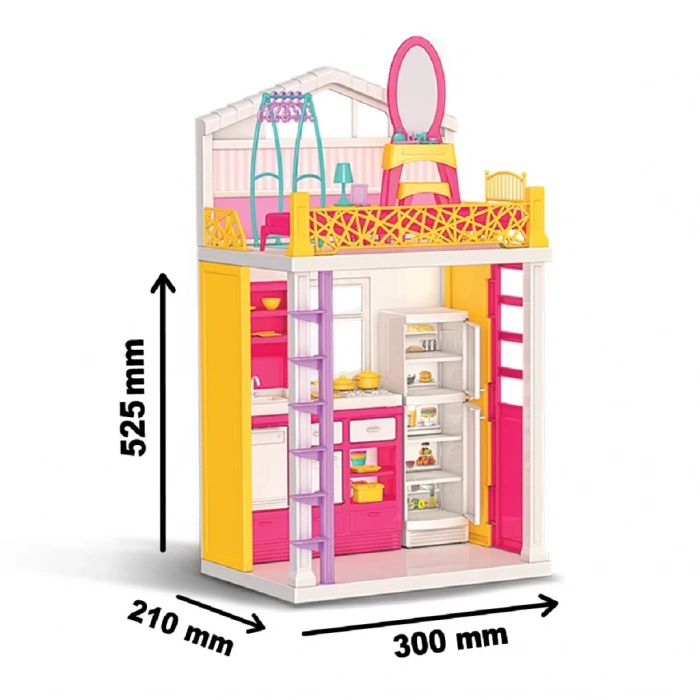 Çocuk Lindanın 2 Katlı Ev Seti