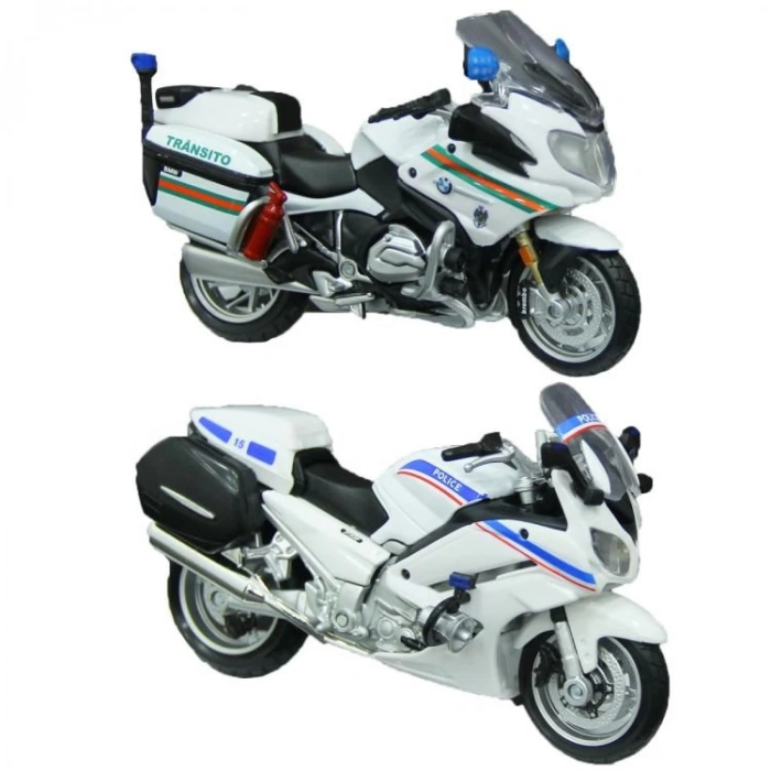 Çocuk Maisto 1:18 Polis Motorsikleti