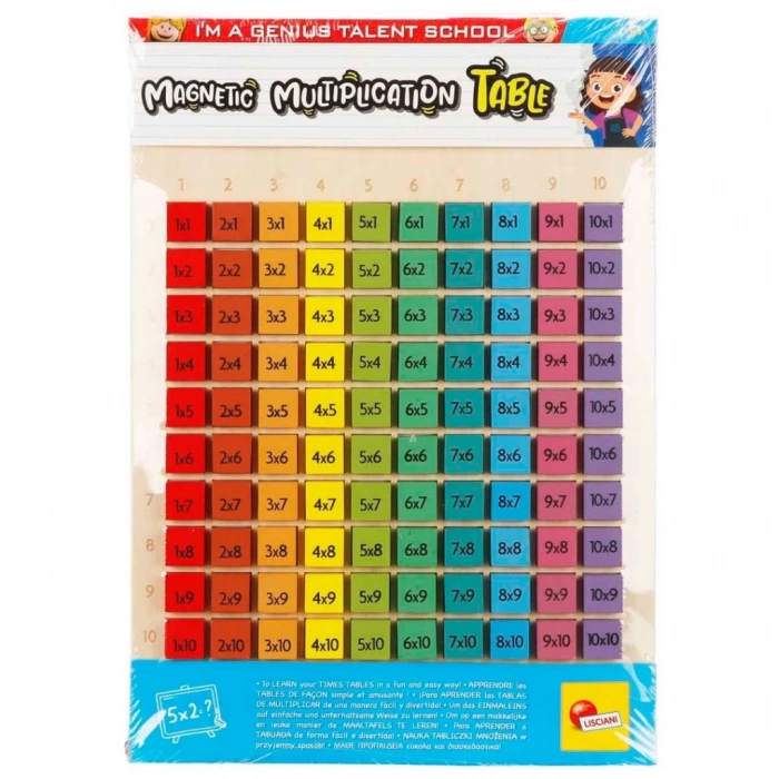 Eğitici Çocuk Manyetik Çarpım Tablosu