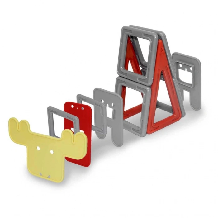 Çocuk Manyetik Geyik Blok Seti 12 Parça