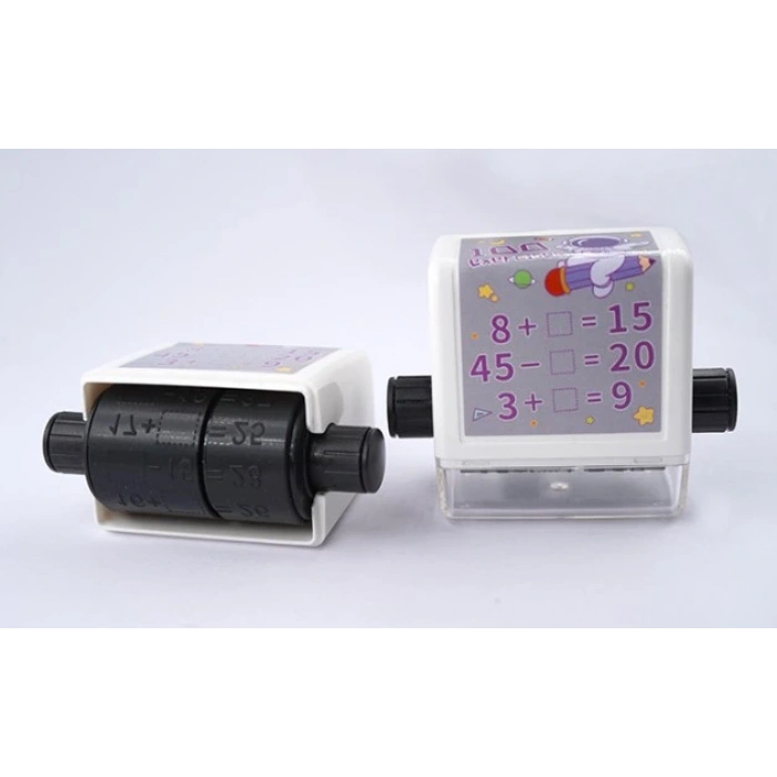 Eğitici Oyuncak Matematik İşlem Rulosu  Boşluk Doldurmalı Set