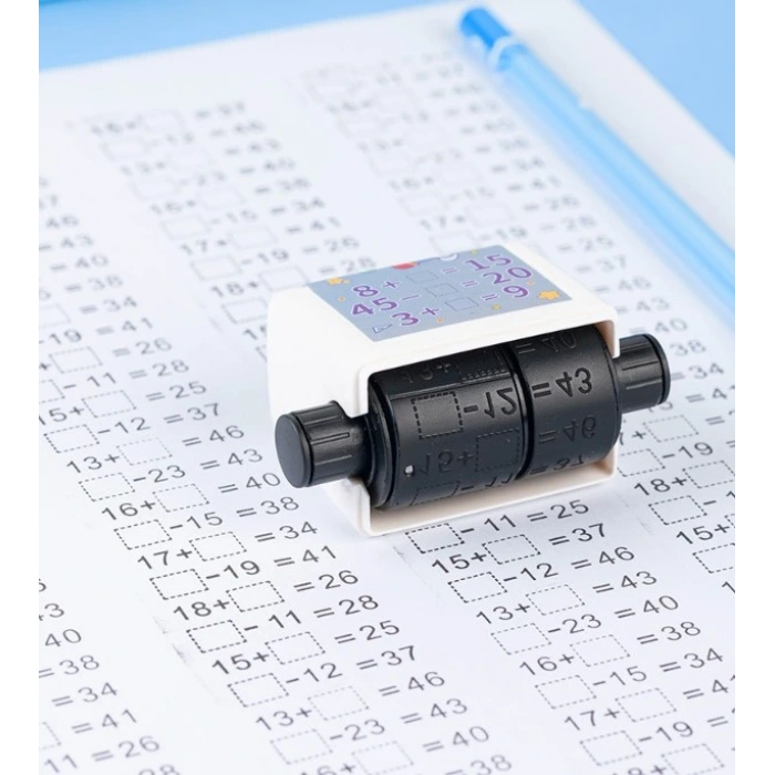 Eğitici Oyuncak Matematik İşlem Rulosu  Boşluk Doldurmalı Set