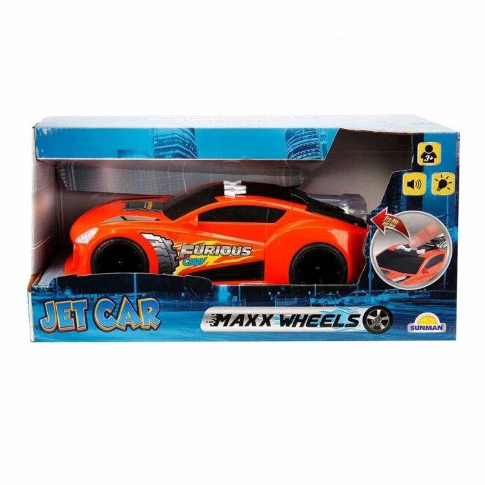 Çocuk Gelişim Maxx Wheels Jet Araba Sesli ve Işıklı Çocuk Oyuncağı