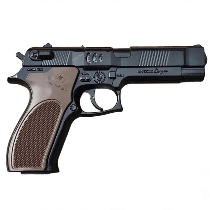 Eğitici Oyuncak  Metal Oyuncak Tabanca Siyah Seri 23