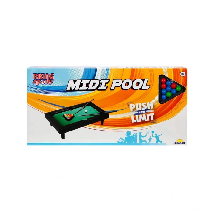 Çocuk Midi Pool Orta Boy Bilardo Oyun Seti