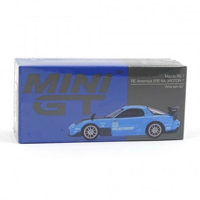 Eğitici Oyuncak Mini GT 1/64 Mazda RX-7 RE-Amemiya 20B NA 3ROTOR-7 “Ama-san Go”