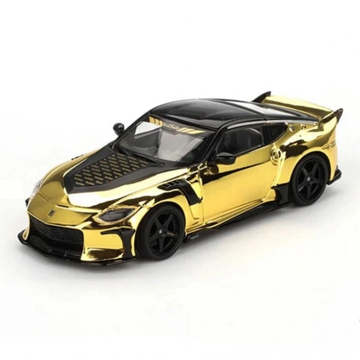 Eğitici Oyuncak Mini GT 1/64 Nissan Z VeilSide FFZ400 Gold Chrome