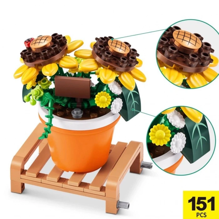 Bitki temasıyla doğa sevgisi kazandıran renkli yapboz sürprizi