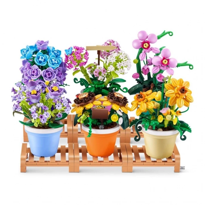 Bitki temasıyla doğa sevgisi kazandıran renkli yapboz sürprizi