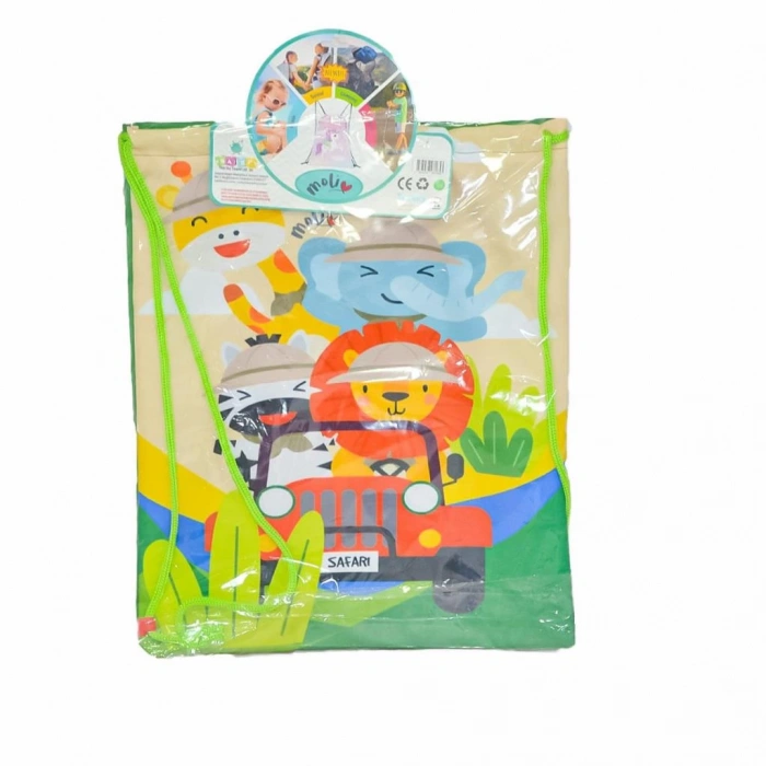 Çocuk MOL-008 8 Asortili Büzgülü Su Geçirmez Çanta - Asya Oyuncak