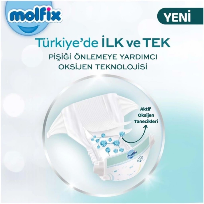 Çocuk Molfix Premium Bebek Bezi Fırsat Paketi 4 Beden 7-14 Kg 54 Adet
