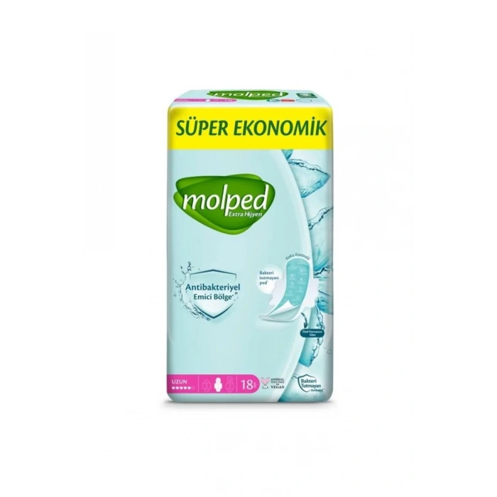 Çocuk Molped Extra Hijyen Uzun Ped Süper Eko 18 Adet