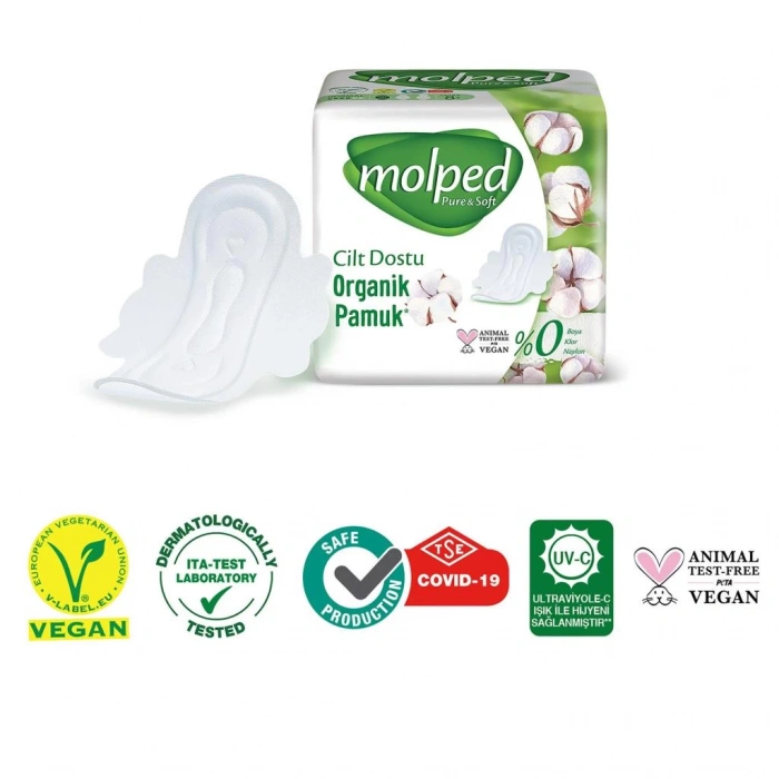 Çocuk Molped Pure&Soft Normal Ped Süper Eko 24 Adet