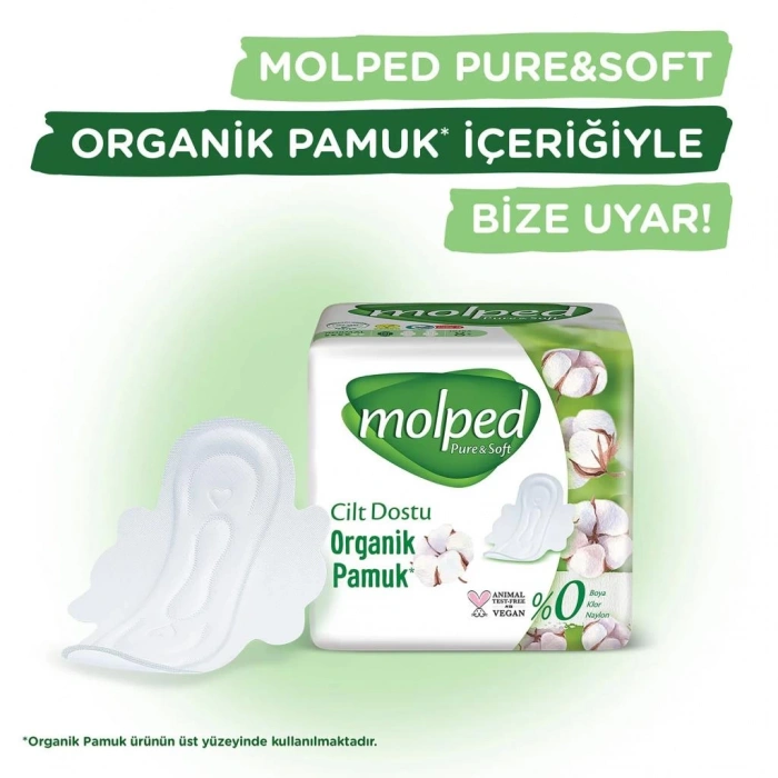 Çocuk Molped Pure&Soft Normal Ped Süper Eko 24 Adet
