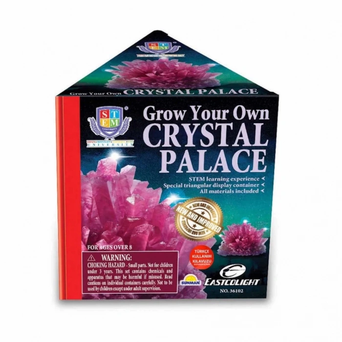 Eğitici Oyuncak Mor Kristal Büyütme Seti