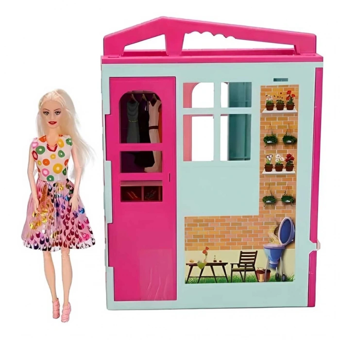 Çocuk Oydaş Cindy House Bebekli Oyun Evi 02617