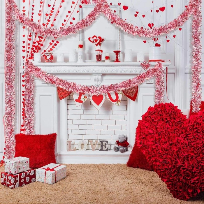 Çocuk Parti İçin Sim Süs 2 Metre Uzunluk 6 cm Genişlik Pembe Renk İthal