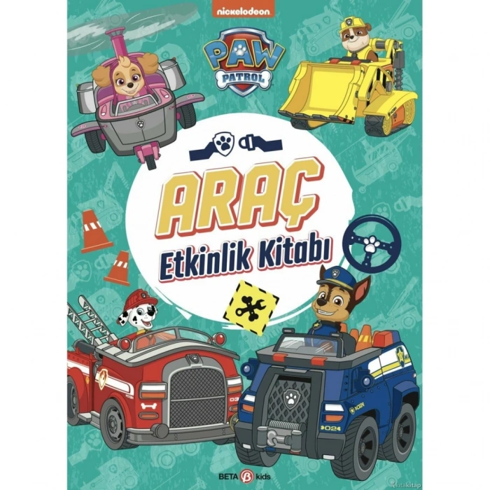 Eğitici Oyuncak Paw Patrol Araç Etkinlik Kitabı
