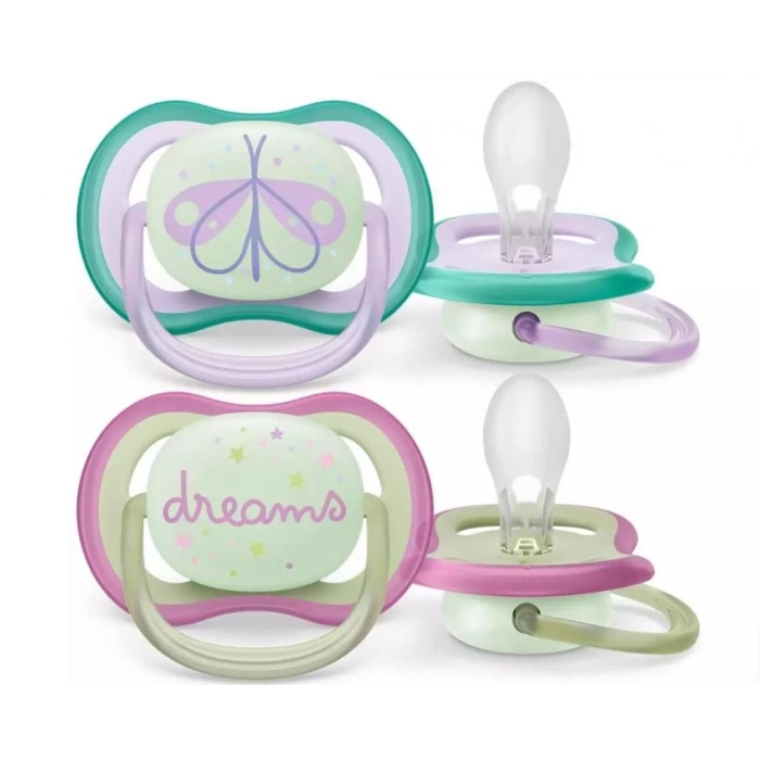 Çocuk Philips Avent Ultra Air Gece Emzik 0-6 Ay Kız