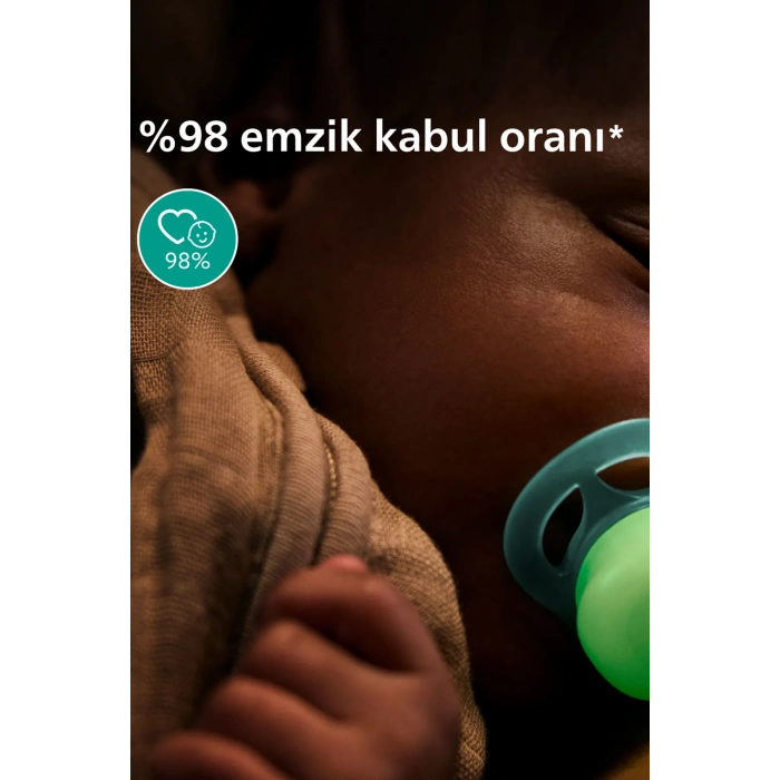 Eğitici Çocuk Philips Avent Ultra Start Gece Emzik 0-2 Ay
