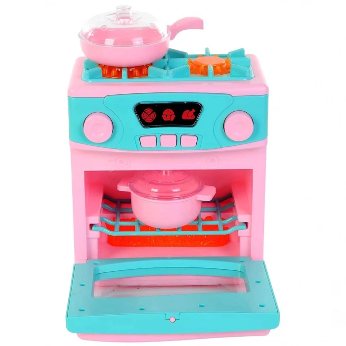 Çocuk Pilli Fırınlı Ocak Set 02609