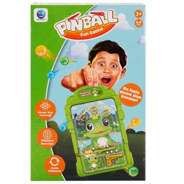 Eğitici Oyuncak  Pinball Kutu Oyunu Eğlenceli ve Zeka Geliştirici Aktivite