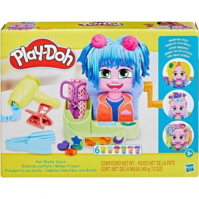 Çocuk Play-Doh Renkli Kuaför Salonu