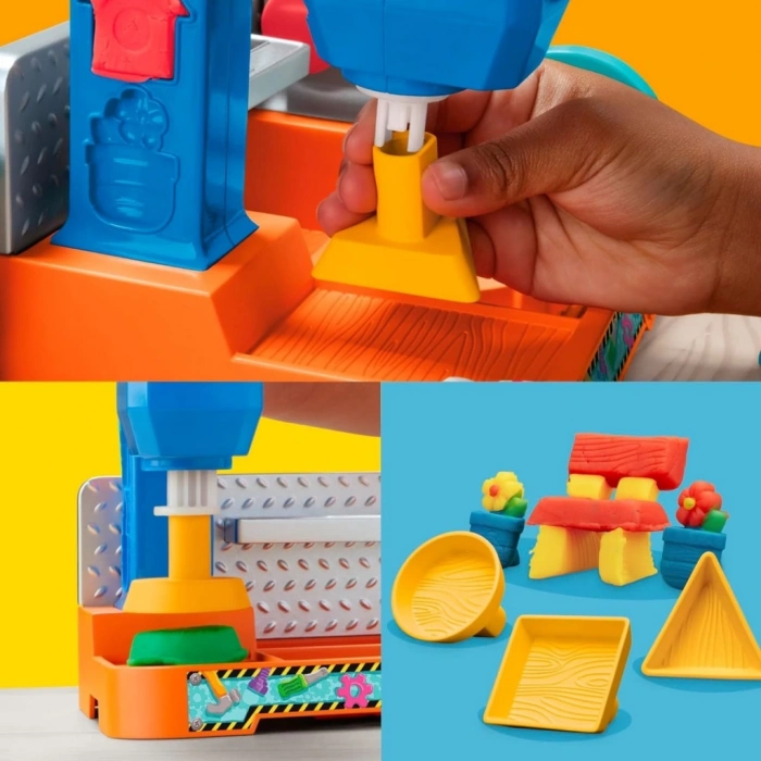 Çocuk Play-Doh Stamp n Saw Tool Bench