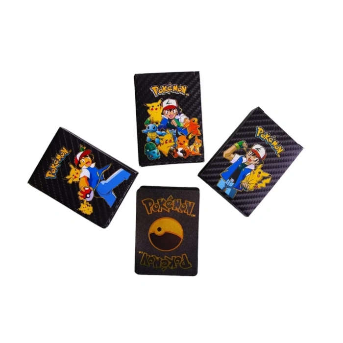 Eğitici Oyuncak Pokemon Siyah Starter Box Pack Koleksiyon Pokemon Kartları