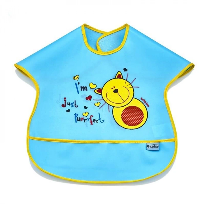 Çocuk Poli Muşamba Büyük Mama Önlüğü 029 Mavi