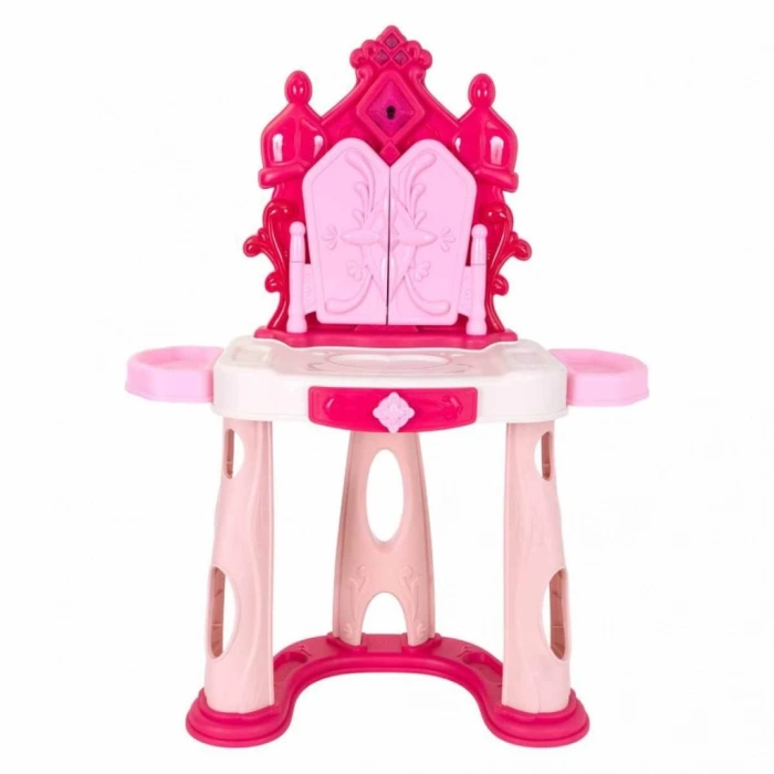 Çocuk Pretty Pinky Işıklı ve Sesli Makyaj Masası Oyun Seti