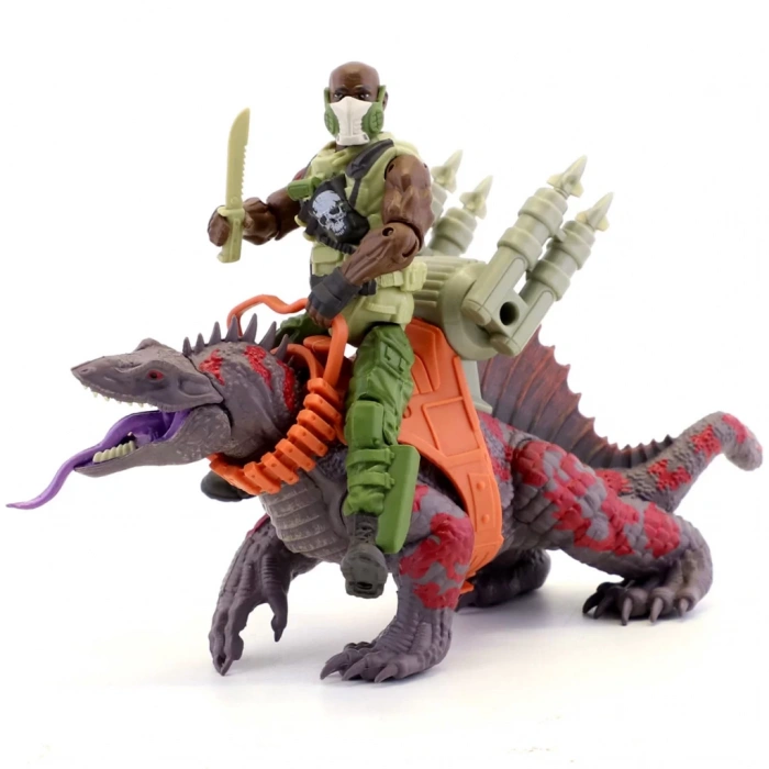 Çocuk Primal Clash Dino Wrangler Dinozor Binici Macera Seti