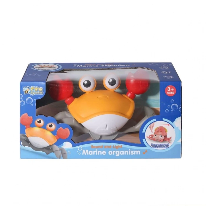 Çocuk QC 1Y Sesli Işıklı Sensörlü Şarjlı Yengeç -HalitCan Oyuncak