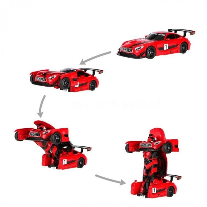 Çocuk Rastar Robota Dönüşen Kumandalı Mersedes AMG GT3